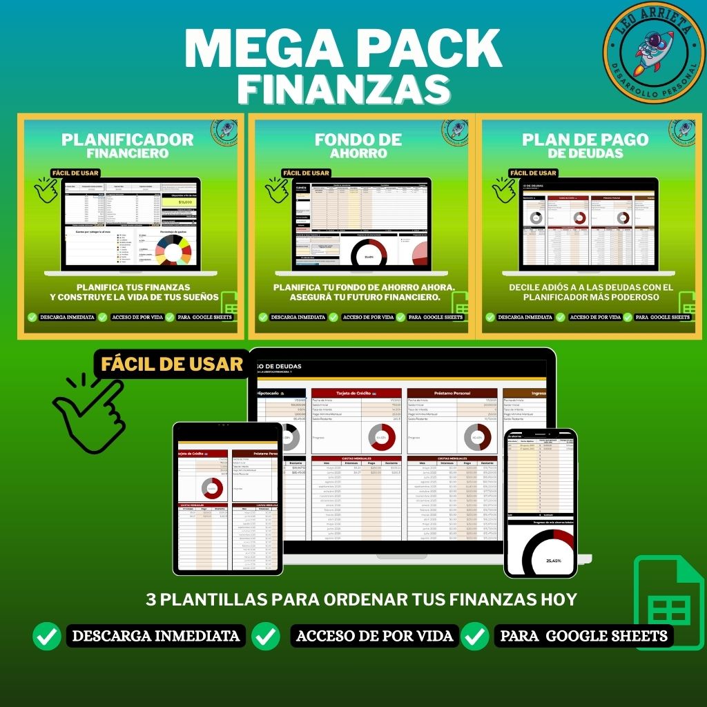 Mega Pack Ordena tus Finanzas
